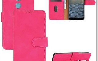 Nokia 2.4 - Punainen kunnon lompakko-suojakuori #25875