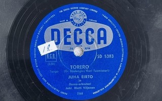 Savikiekko 1957 - Juha Eirto - Decca SD 5383