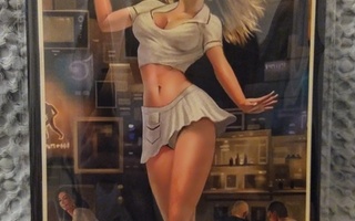 PELTIKYLTTI BAR WAITRESS 20X30CM *UUSI!*