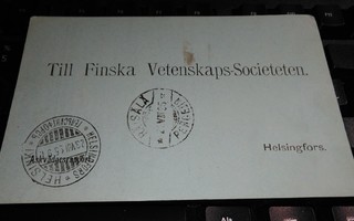 Räisälä Venäläisleima Ukkoskortilla 1895  PK600/8