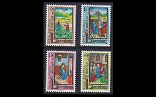 Luxemburg 1210-3 ** Caritas miniatyyreja (1988)