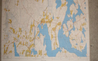 Joutsa Leivonmäki KÄLÄ Topografinen kartta 72x54cm
