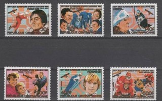 (S0162) CENTRAL AFRICA, 1984 (Winter Olympic Games). MNH**