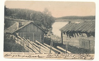 TEISKO Walkeajärvi -vanha Carte Postale