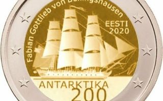 2€ Rulla Viro 2020 Antarktis