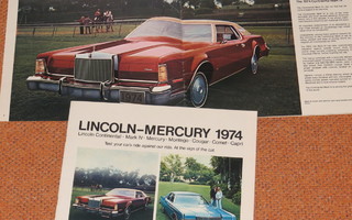 1974 Lincoln / Mercury esite - 32 siv - Mark IV Cougar
