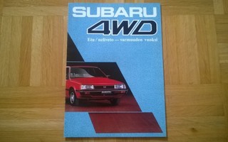 esite Subaru U11 4WD / etuveto. Vuodelta 1984.