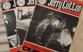 Jerry Cotton 3 kpl / 70-luku