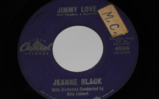 7" JEANNE BLACK  Jimmy Love - single -61 pop,rock n roll EX-