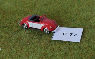 #F77 Pienoisrautatiehen kuplavolkkari VW, 1:87