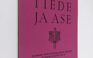 Tiede ja ase N:o 29, 1971 : Suomen sotatieteellisen seura...