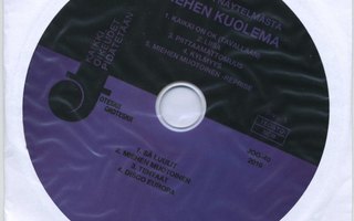 KUOLIO Musiikkia Näytelmästä Miehen Kuolema CD 2016, Ltd ed.