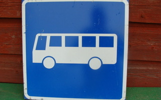 Suuri graafinen bussi tie kyltti Laatukilpi Ylihärmä 2002 Al