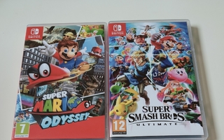 Super Mario Odyssey ja Super Smash Bros