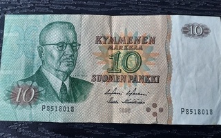 10 markkaa Paasikivi 1980 10 mk P