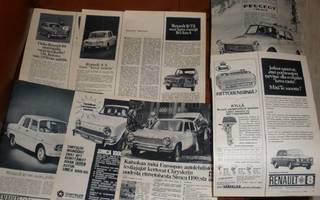 Renault Simca Peugeot mainoksia 60-luku 8 eril