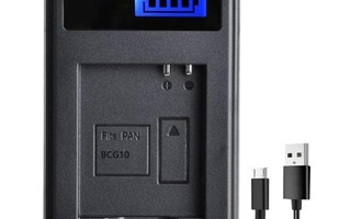 Panasonic Lumix  Digikameran USB- laturi Lataus näytöllä