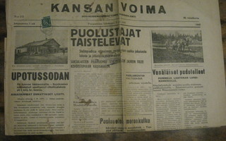 Sanomalehti  Kansan Voima  2.10.1942