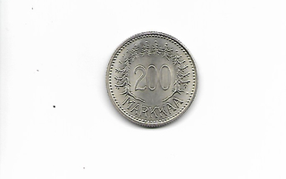 200 markkaa 1957