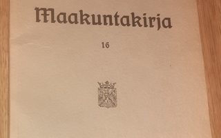 Varsinais-Suomen maakuntakirja 16 ja 18