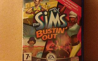 PS 2: THE SIMS BUSTIN' OUT (CIB) PAL