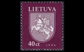 Liettua 609 ** Käyttösarja vaakuna (1996)