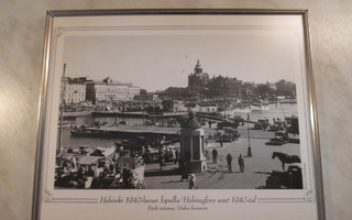 Helsinki Etelä satama 1940 luvun lopulla kuvattu taulu.