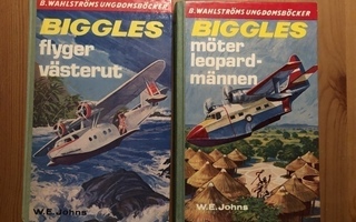 W.E. Johns Biggles Flyger västerut & Möter leopardmännen