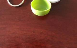 Tupperware avaimenperä Cocoon kulho vihreä + valkea kansi