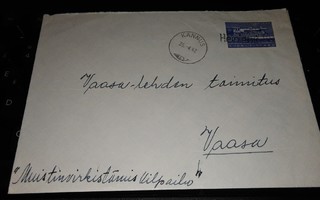 Heiniemi pp ( Kannus ) kuorella 1962 PK900/2