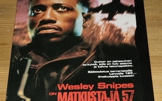 Matkustaja 57 -dvd (Wesley Snipes) (1992) (Leikkaamaton)