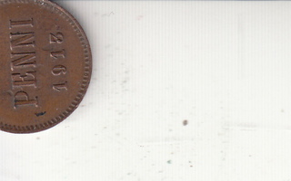1 penni 1913 kl 4-5