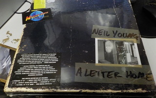 NEIL YOUNG - A LETTER HOME LP+12''+6x7''+CD+DVD UUSI BOX SET