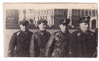 VANHA Valokuva CCCP Ilmavoimat Lentäjät Piippalakit 1930-l