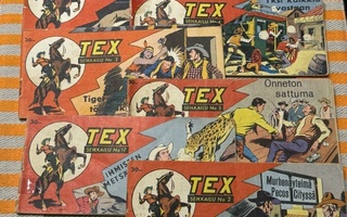 tex willer liuskat 1954-1960