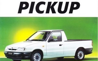 Skoda Pickup -esite 90-luvun lopusta