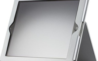 Deltaco iPad 2-4 tekonahkakotelo, magneetti, harmaa *UUSI*