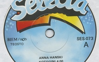 ANNA HANSKI: Kotiviini – 7” 1990 MINT! - Summer Wine - no PS