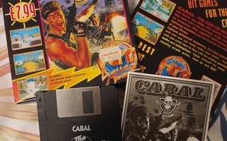 Amiga 500 peli - Cabal CIB lähtöhinta 0€