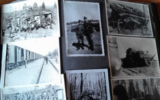 sakan sotilaan valokuva-albumi suomen rerisulta 225 kuvaa