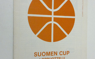 Miesten koripallon Suomen cup loppuottelu 5.10.1985 Tikku...