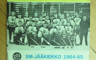 TPS JÄÄKIEKON KAUSIKIRJA 1964-65