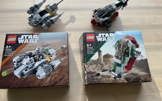 LEGO Star Wars Microfighterit 75344 ja 75363, ei figuja