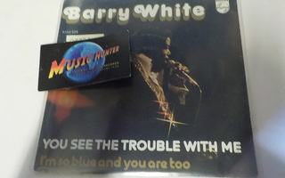 BARRY WHITE - YOU SEE THE TROUBLE WITH ME EX+/EX- 7"