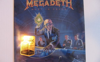 Megadeth  Rust In Peace LP UUSI Kelmussa