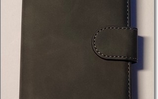 OnePlus 8 - Musta kunnon lompakko-suojakuori #25916