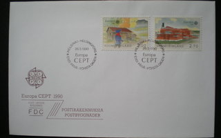 FDC Eurooppa 26.3.1990 - LaPe 1105-1106