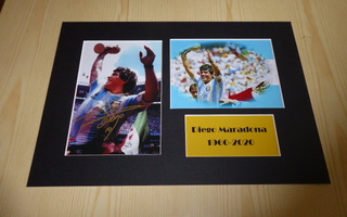Diego Maradona valokuvat paspis A4