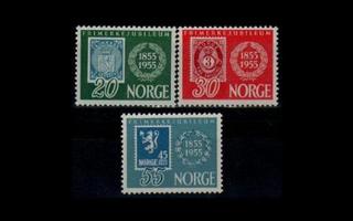 Norja 390-2 ** Norjan postimerkki 100v (1955)