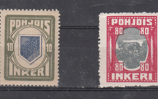 POHJOIS-INKERI 1920 80 p ja 10 p